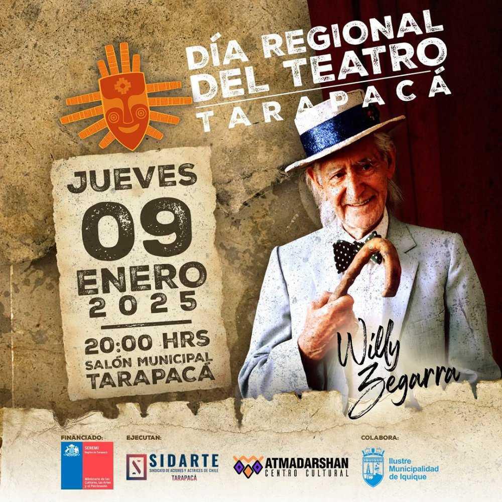 DÍA REGIONAL DEL TEATRO TARAPACA 2025 DÍA REGIONAL DEL TEATRO TARAPACA 2025