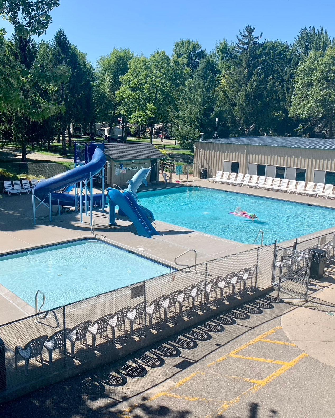 Heated Pools & Slides
