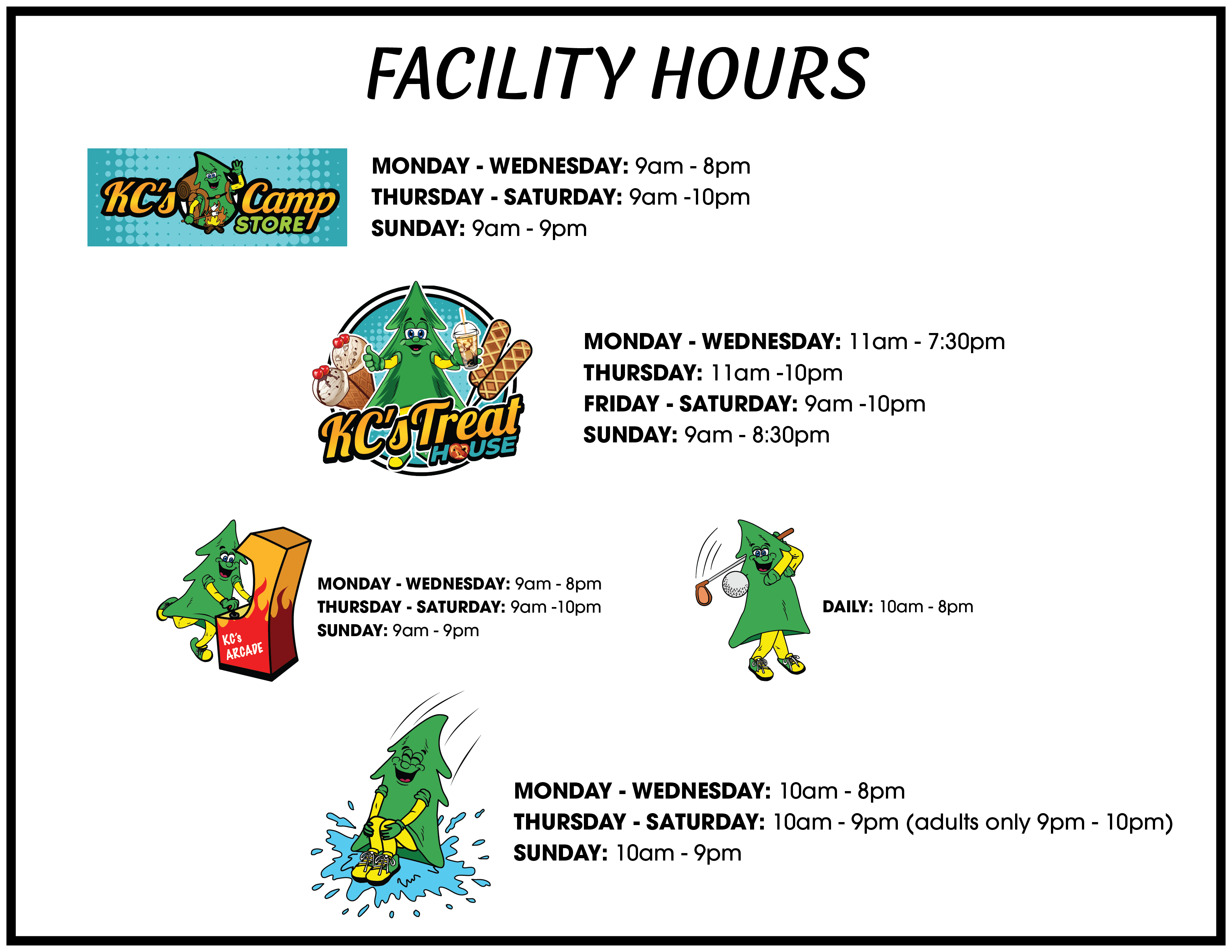 Facility Hours 2026