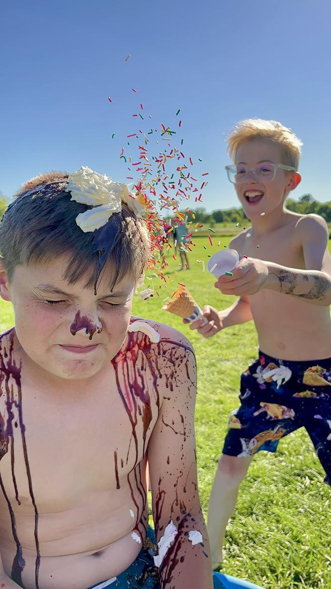 Make a Human Sundae Relay
