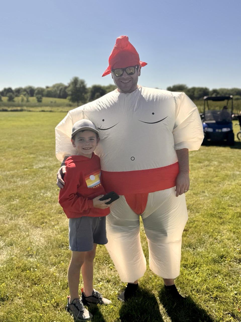 Adult Sumo Suite Relay Races