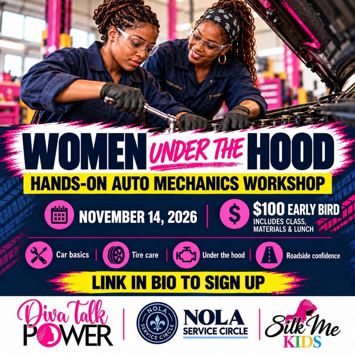 WOMEN UNDER THE HOOD WORKSHOP