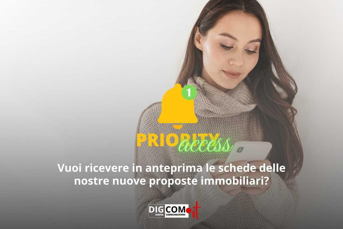 Modulo di adesione al servizio: PRIORITY ACCESS