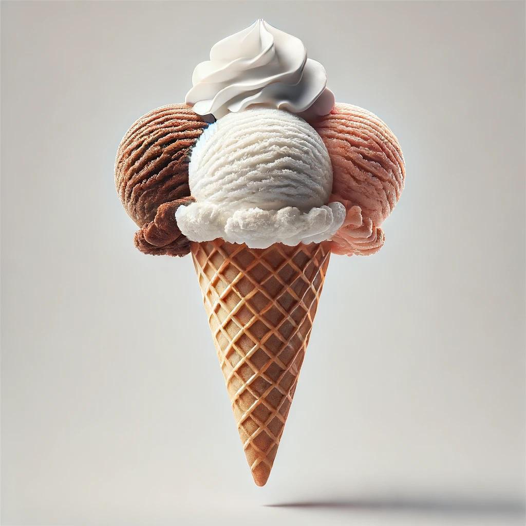 € 2,50 | Gelato Artigianale 3 gusti in cono (Vari Gusti) € 2,50 | Gelato Artigianale 3 gusti in cono (Vari Gusti)