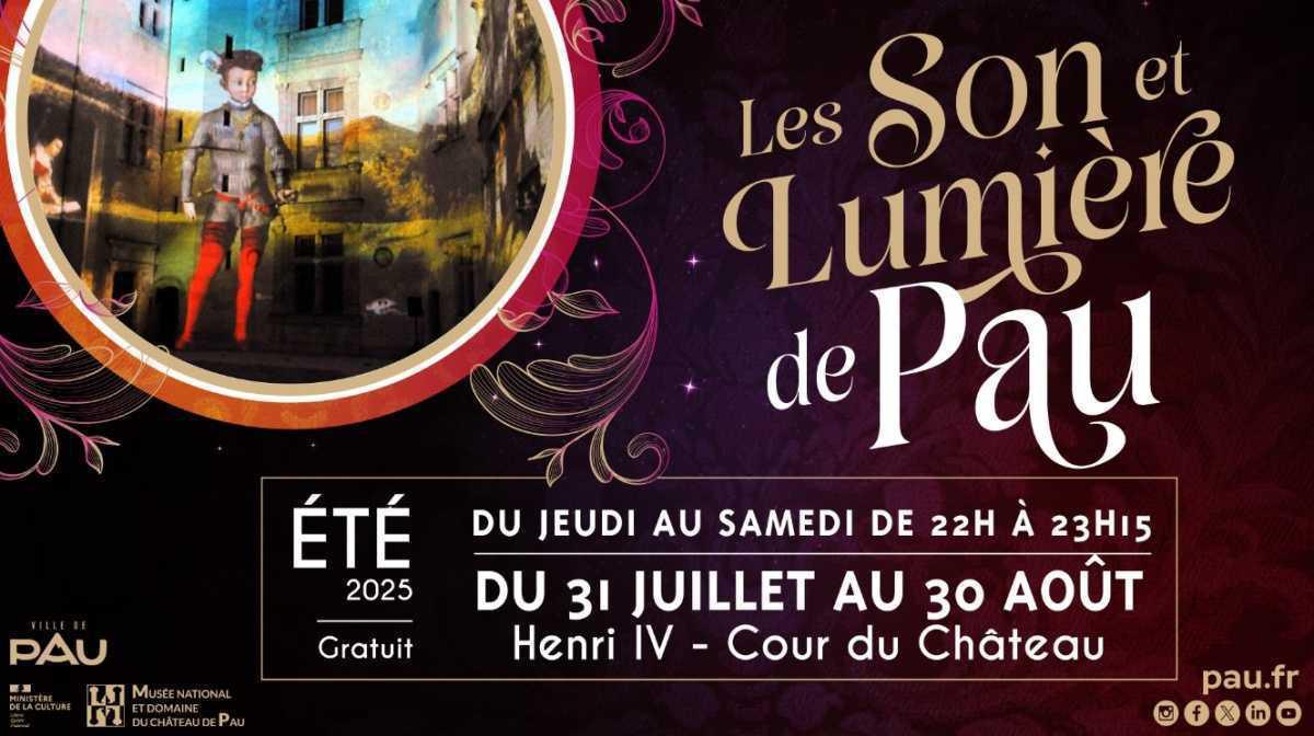 Spectacle Son & Lumière - Château de Pau