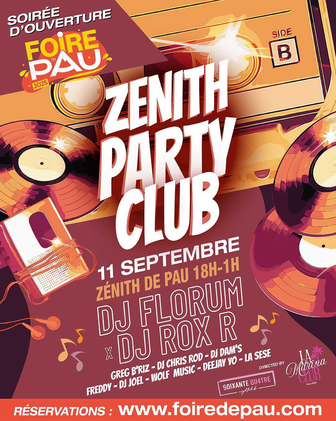 ZENITH PARTY CLUB - Zénith de Pau