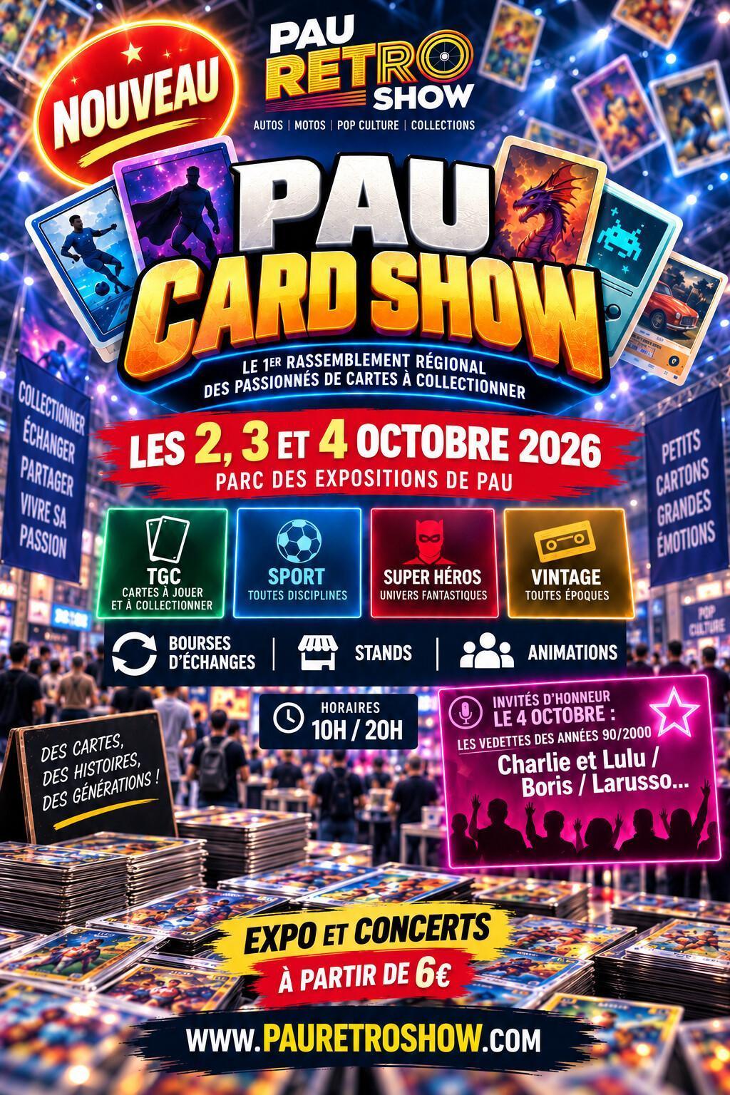 «&nbsp;Pau Card Show&nbsp;», le 1er rassemblement régional des passionnés de cartes à collectionner