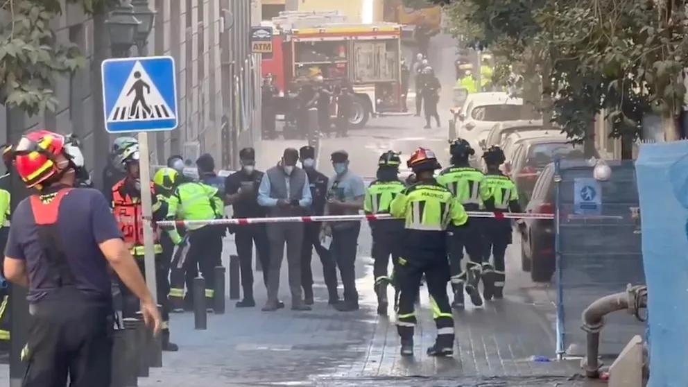 انهيار مبنى في وسط مدريد - وفاة أربعة أشخاص