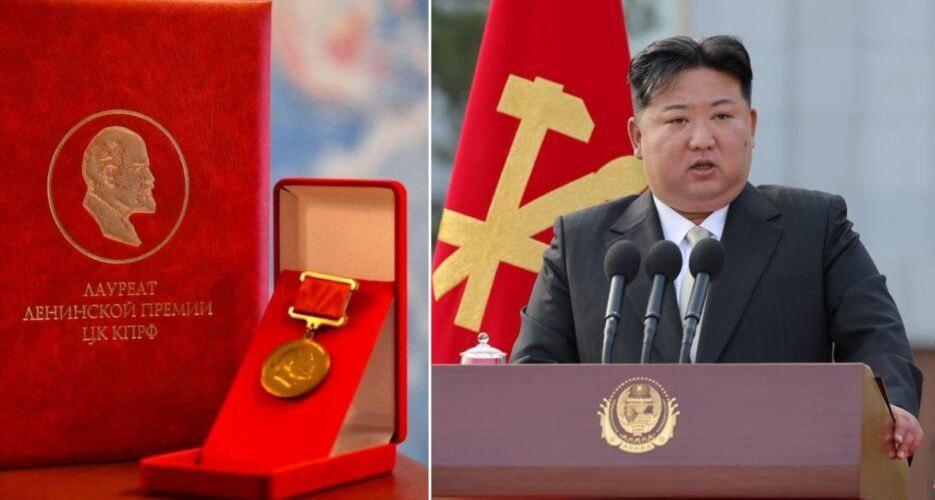 روسيا تمنح كيم جونغ أون «جائزة لينين» روسيا تمنح كيم جونغ أون «جائزة لينين»