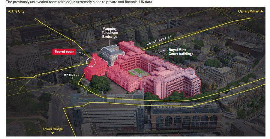 فضيحة تحت الأرض: غرفة صينية غامضة بجوار «شرايين» بيانات لندن فضيحة تحت الأرض: غرفة صينية غامضة بجوار «شرايين» بيانات لندن
