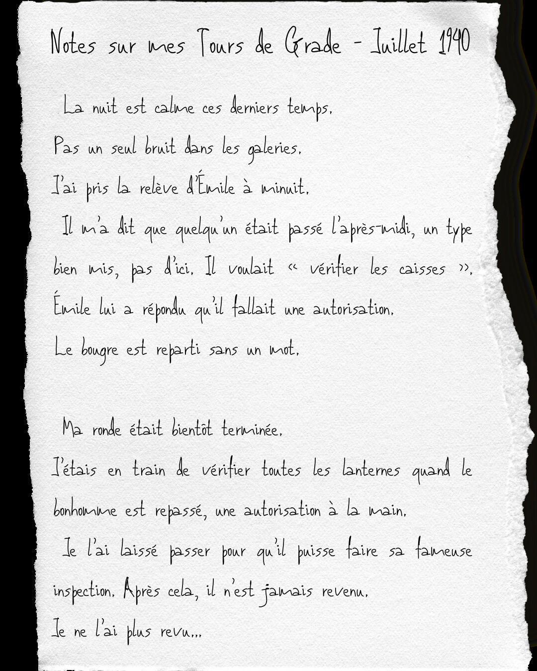 Concours - La Marchandise