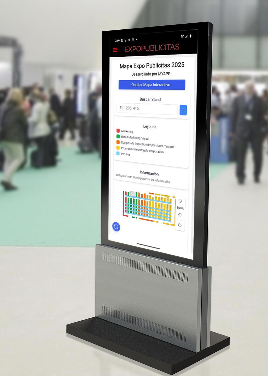 Mapa Interactivo en "TOTEM"
