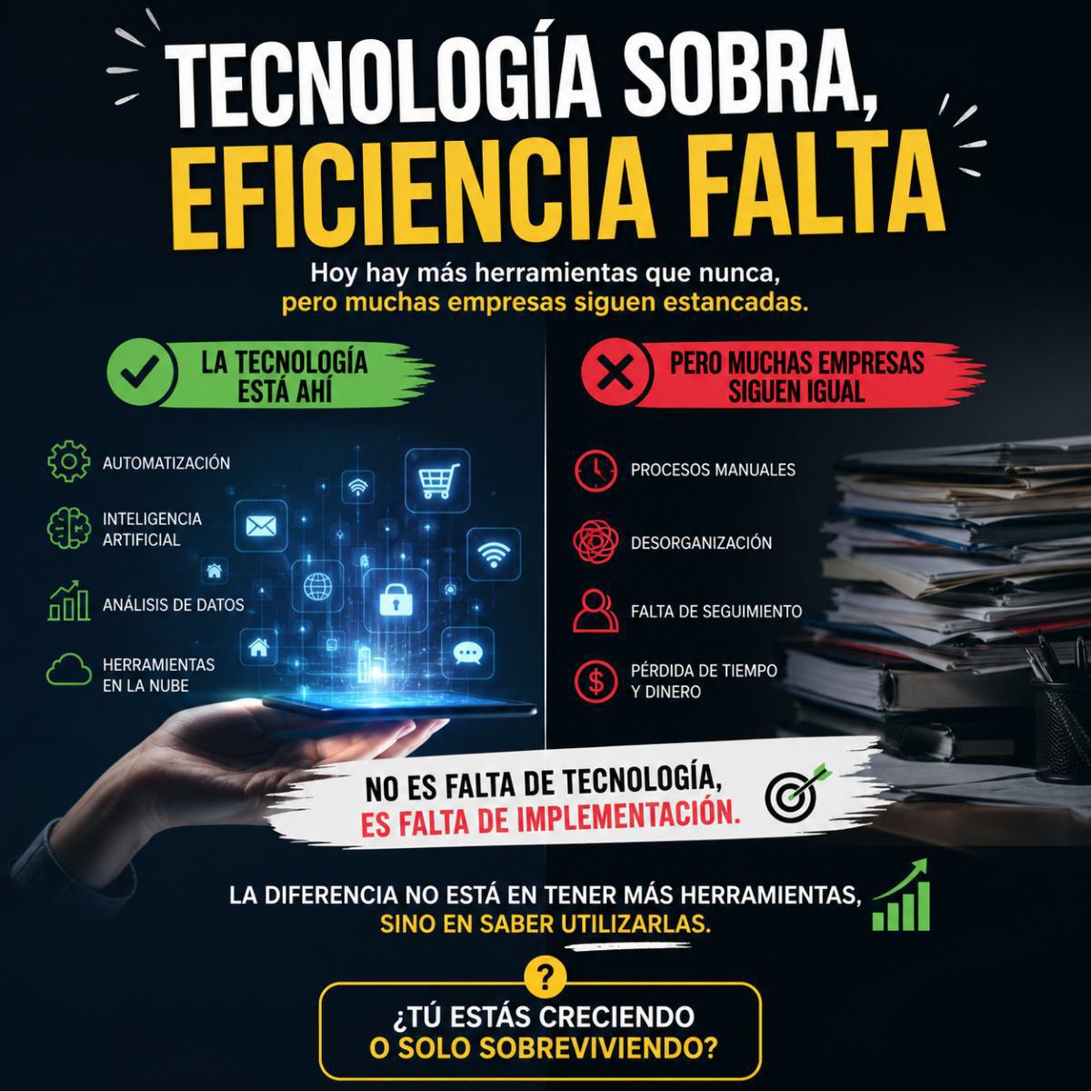 Hay empresas con TODA la tecnología…