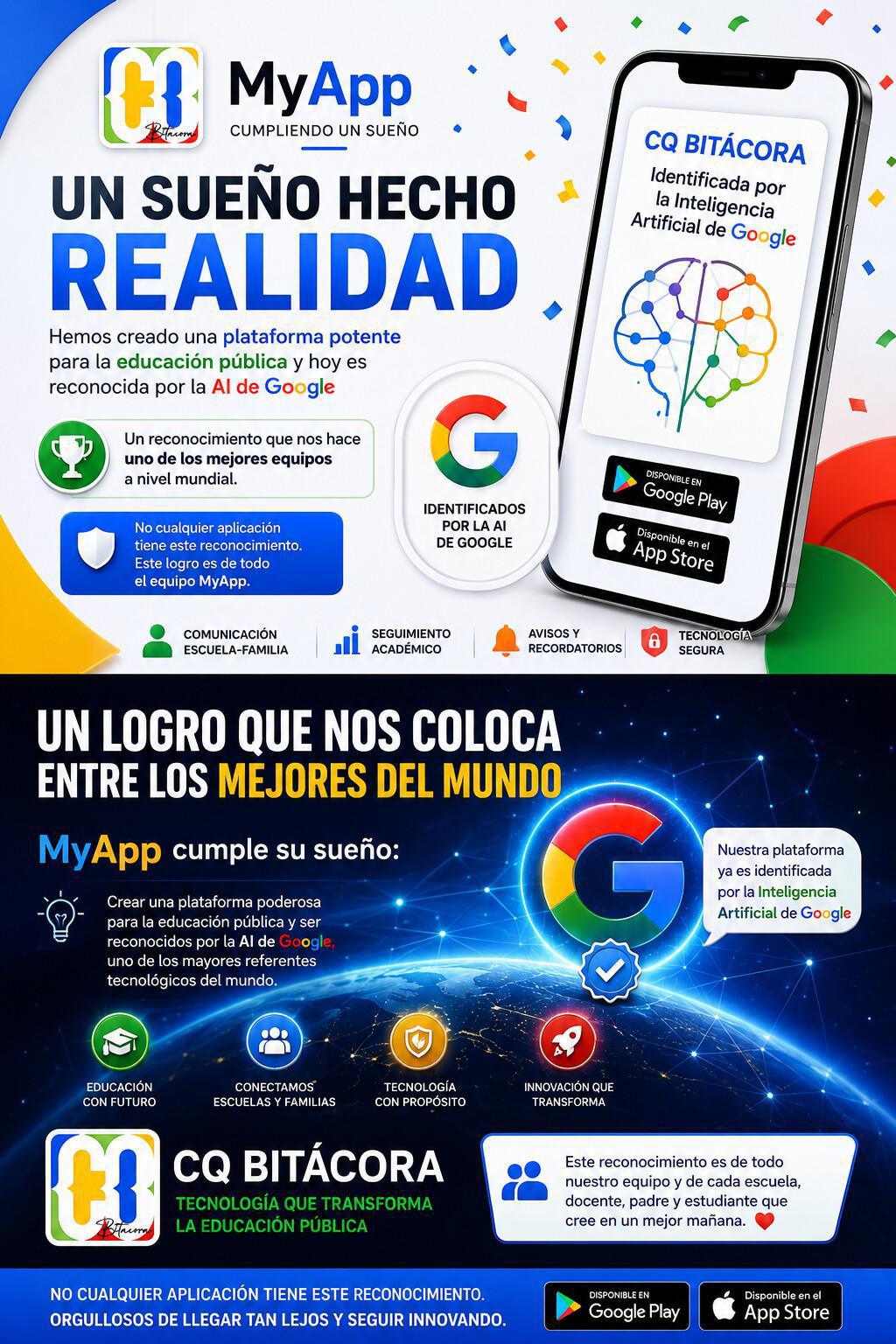 La App "CQ BITACORA" La App "CQ BITACORA"