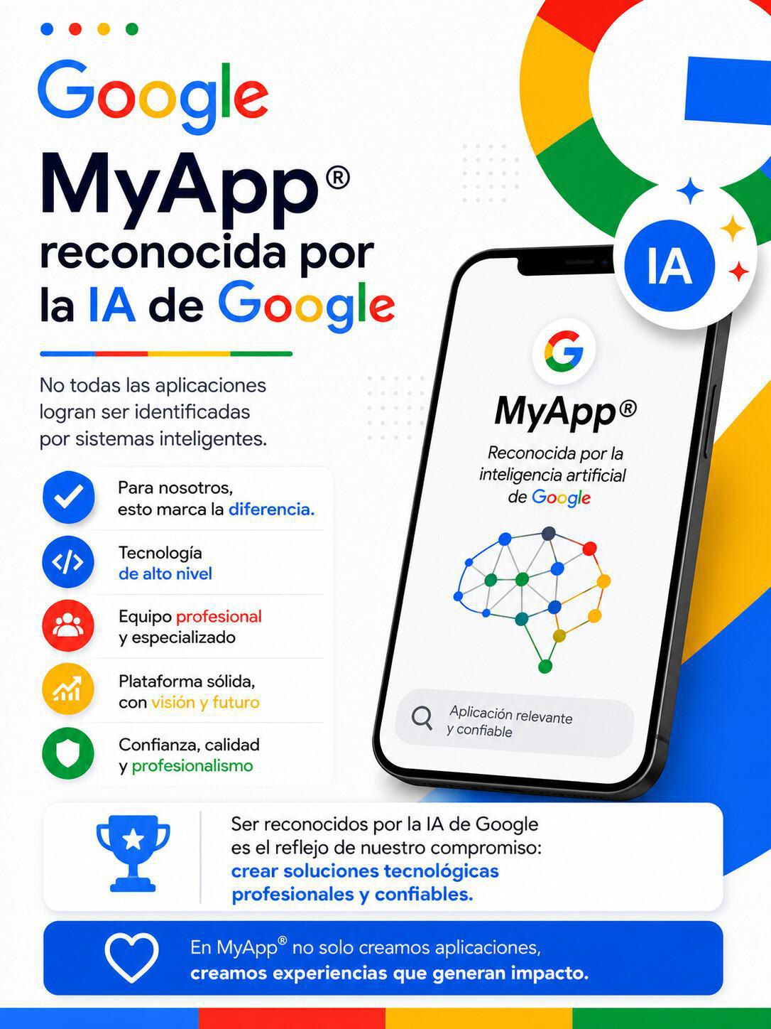 Que tan importante es que una aplicacion movil sea identificada por la IA DE GOOGLE