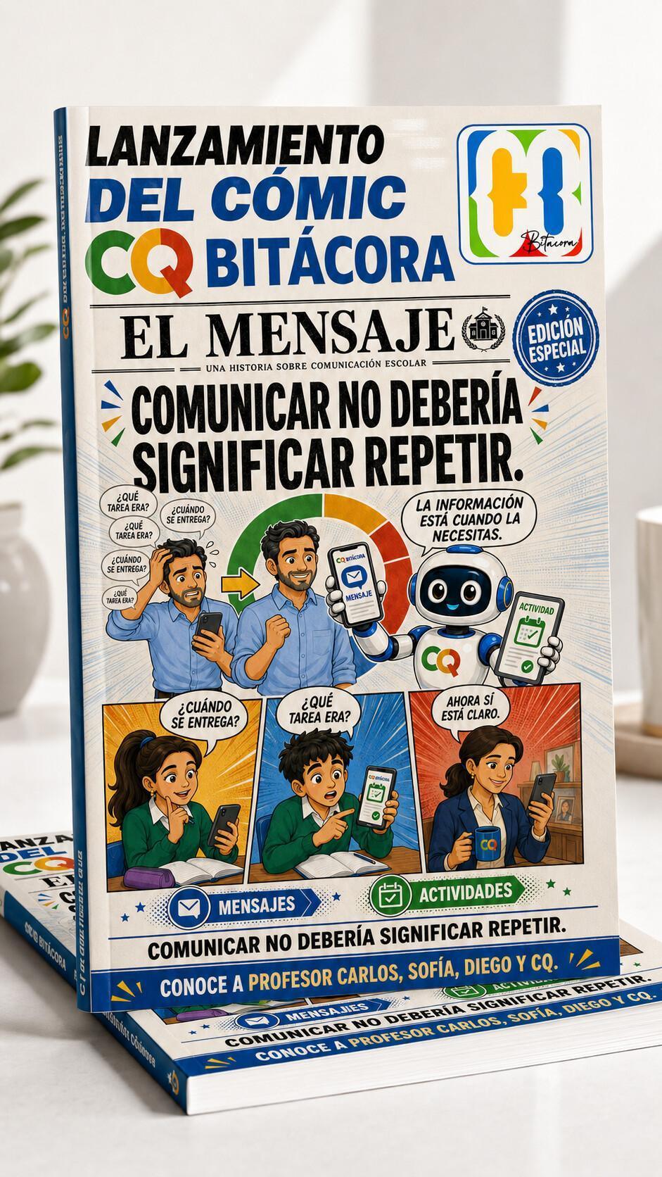 CQ Bitácora: comunicar una vez para mantener informada a toda la comunidad escolar