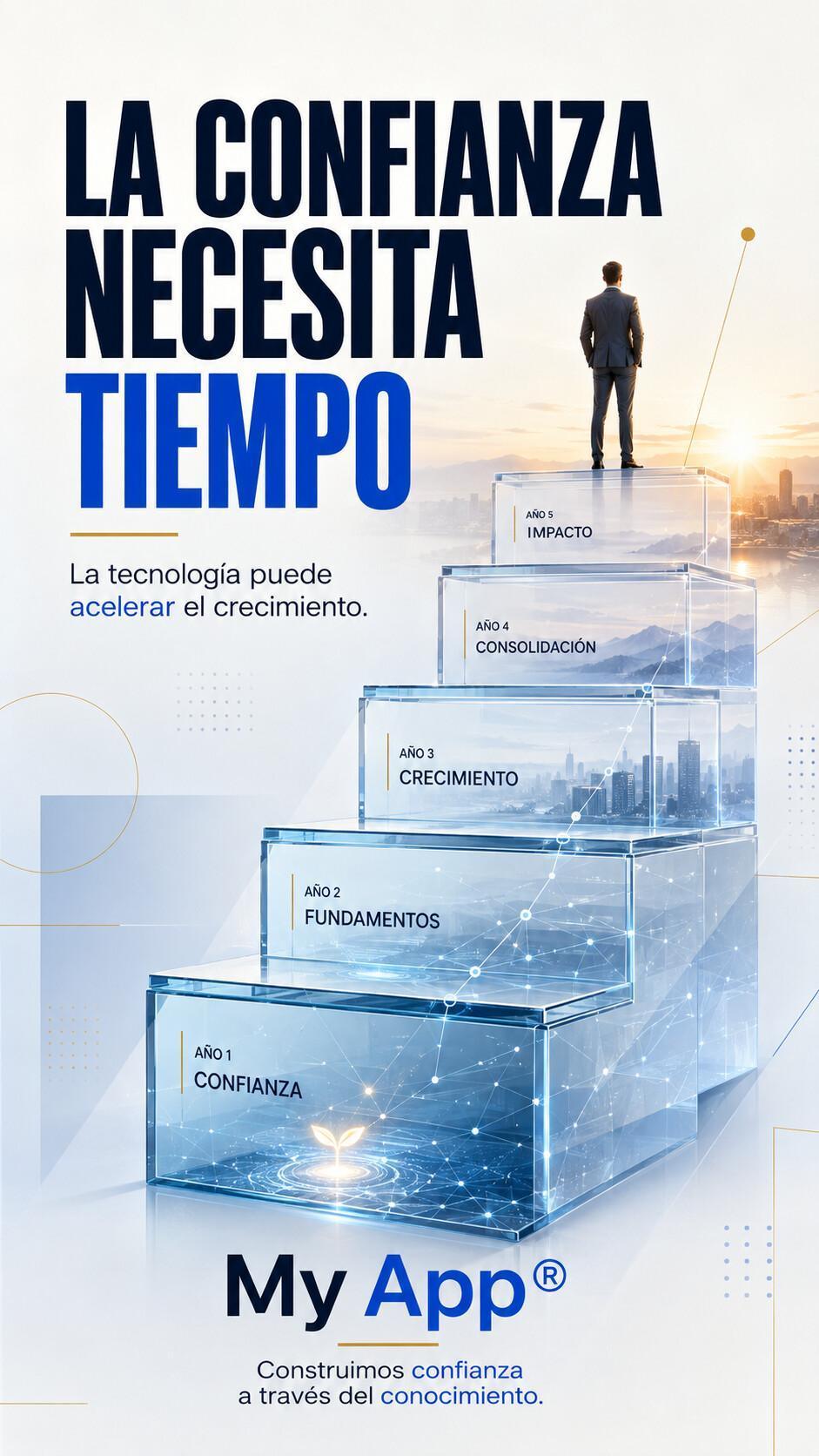“La tecnología puede acelerar el crecimiento. La confianza necesita tiempo.”