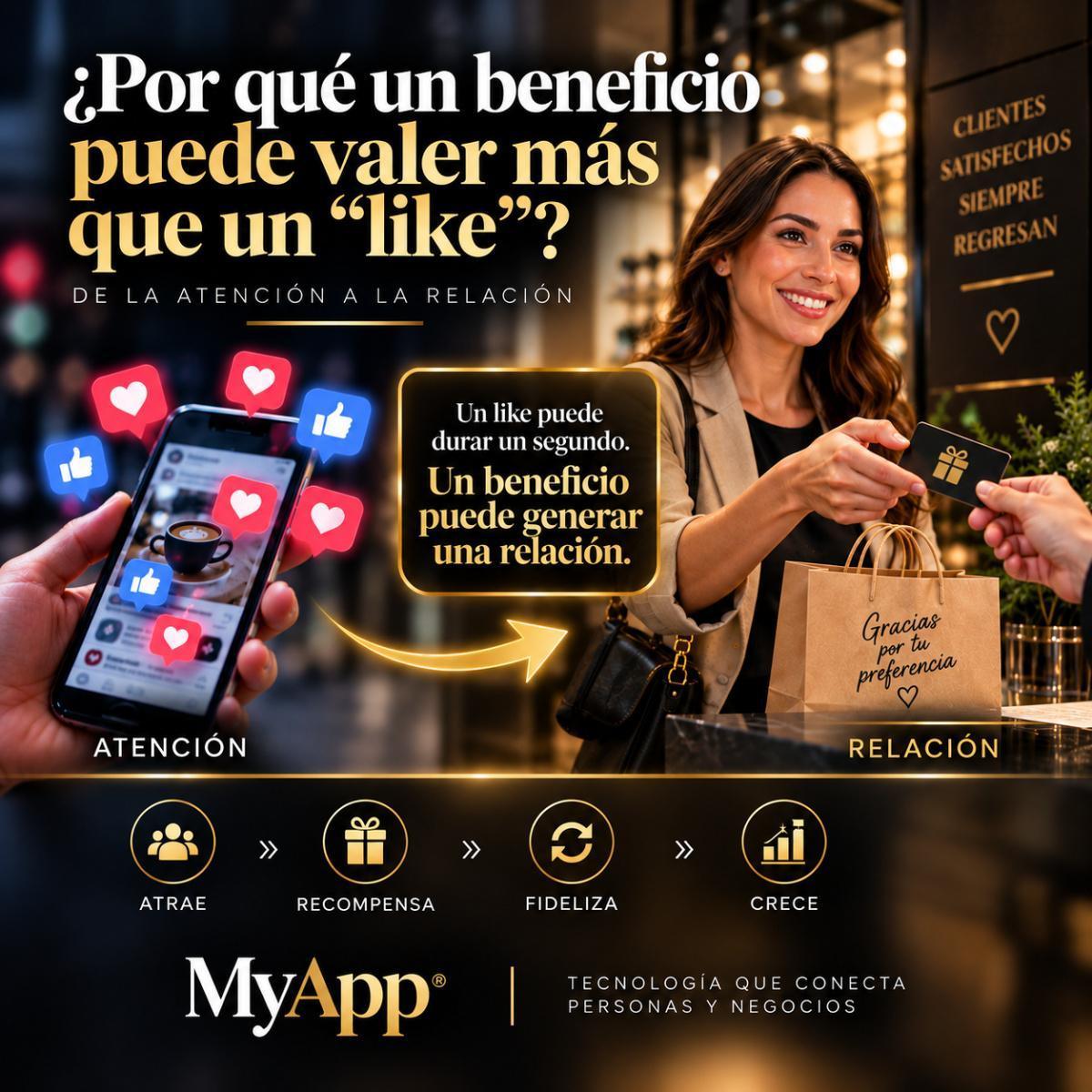Un like es una interacción. Un beneficio puede iniciar una relación. Un like es una interacción. Un beneficio puede iniciar una relación.