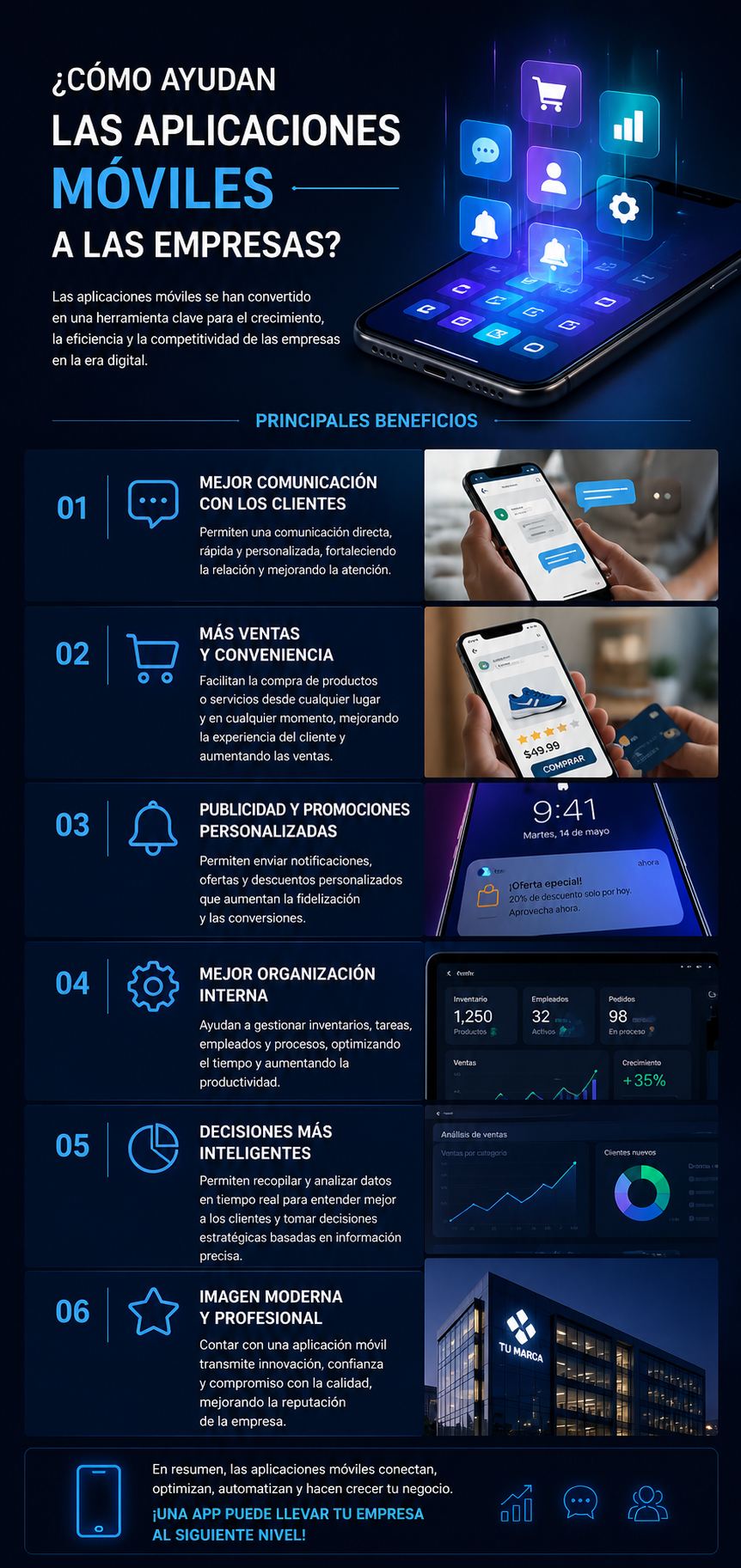 Como ayudan las aplicaciones moviles a las empresas