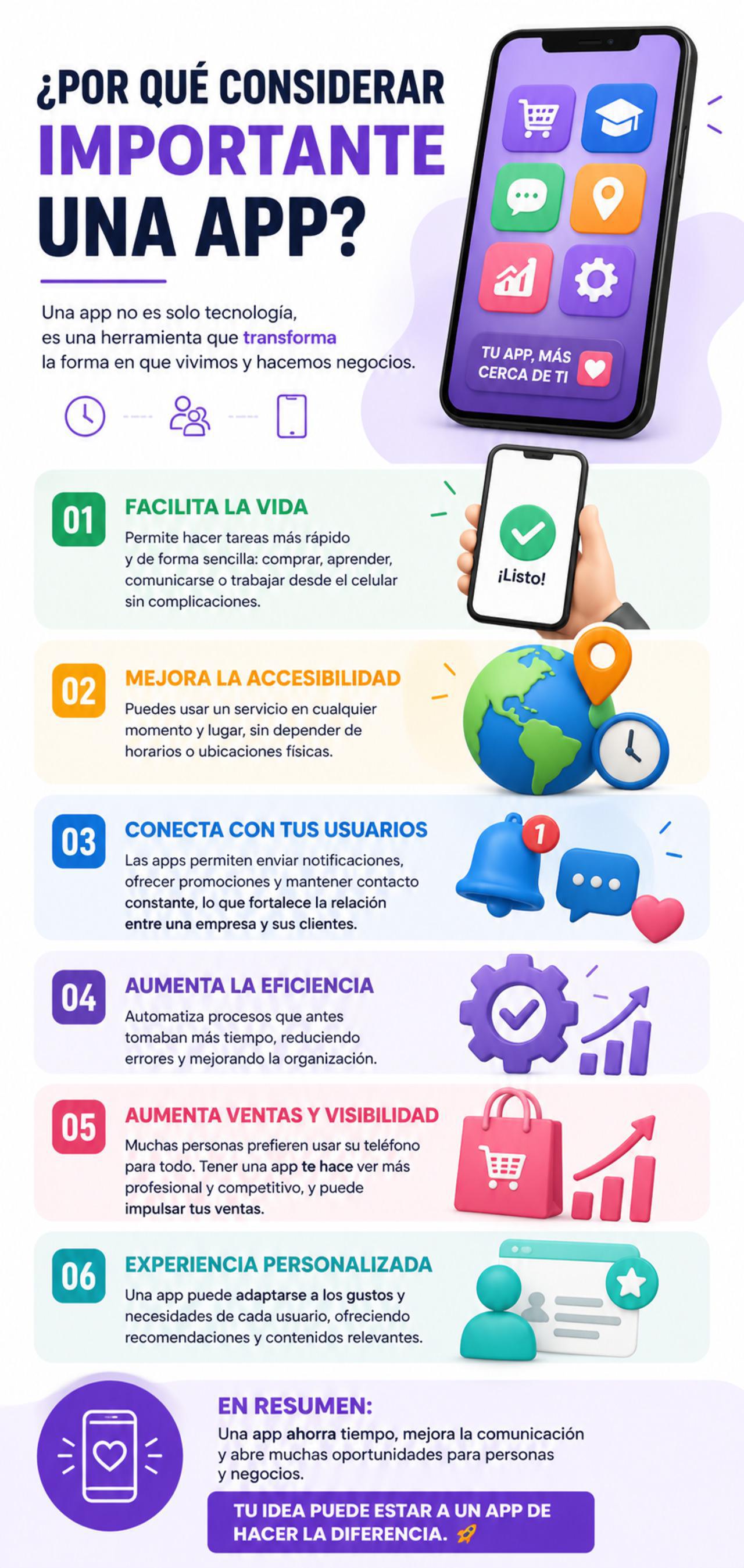 Por que considerar importante una App