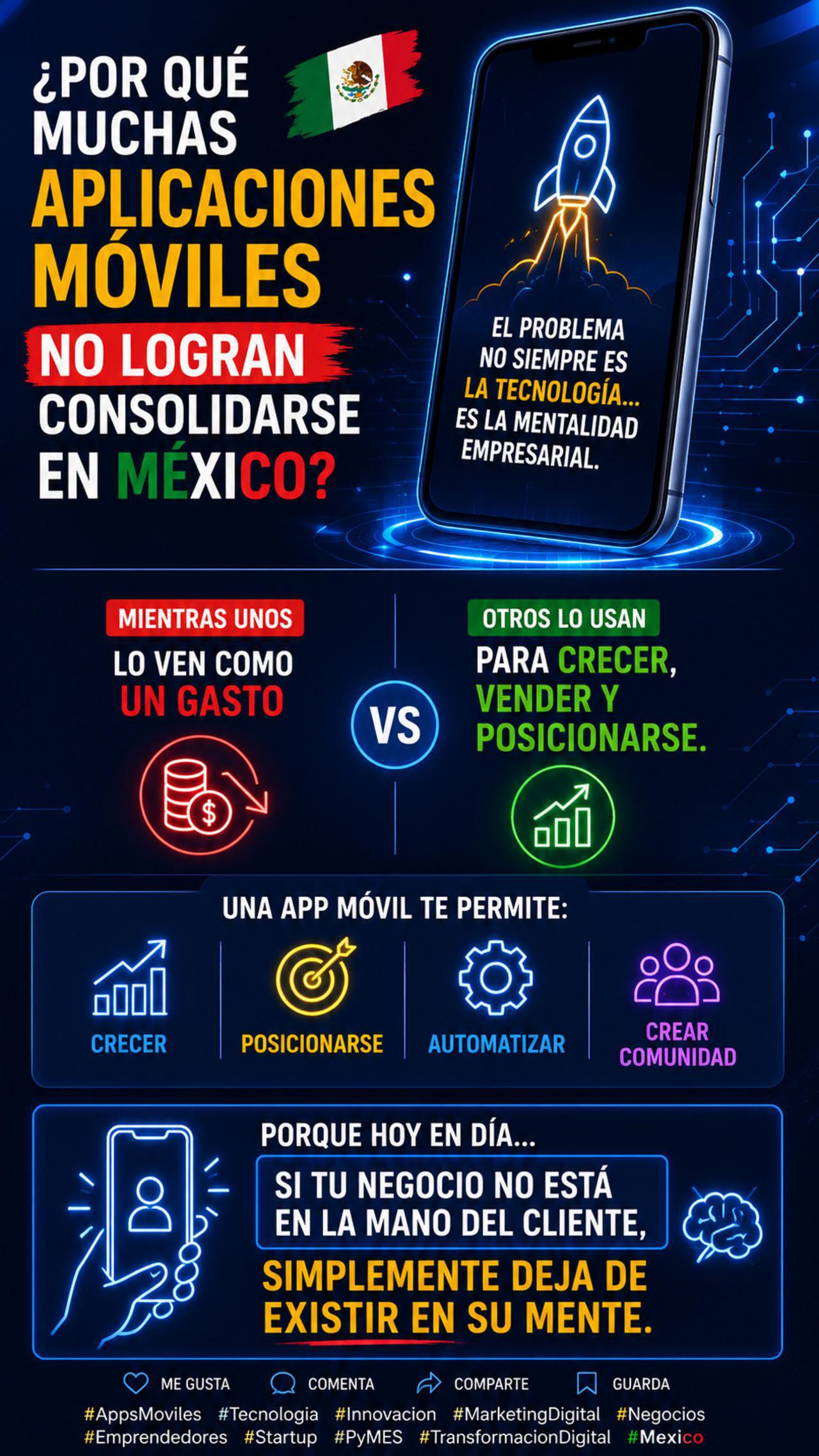 Aplicaciones Moviles NO logran consolidarse