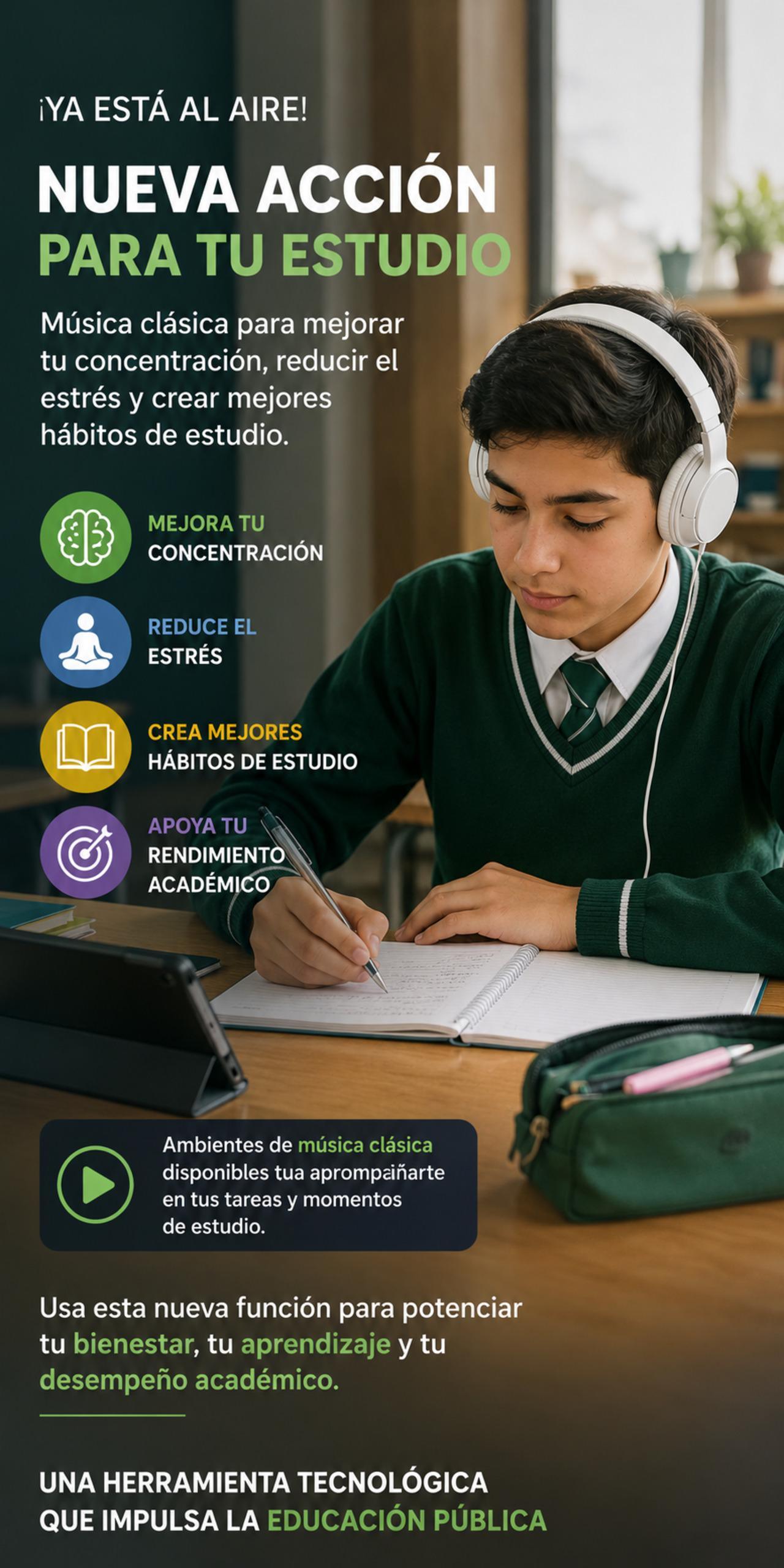 Nueva accion para tus estudios