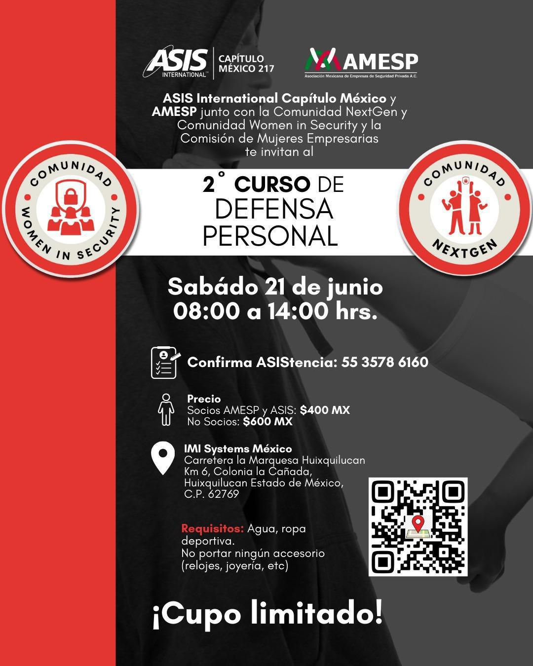 2° CURSO DE DEFENSA PERSONAL 2° CURSO DE DEFENSA PERSONAL