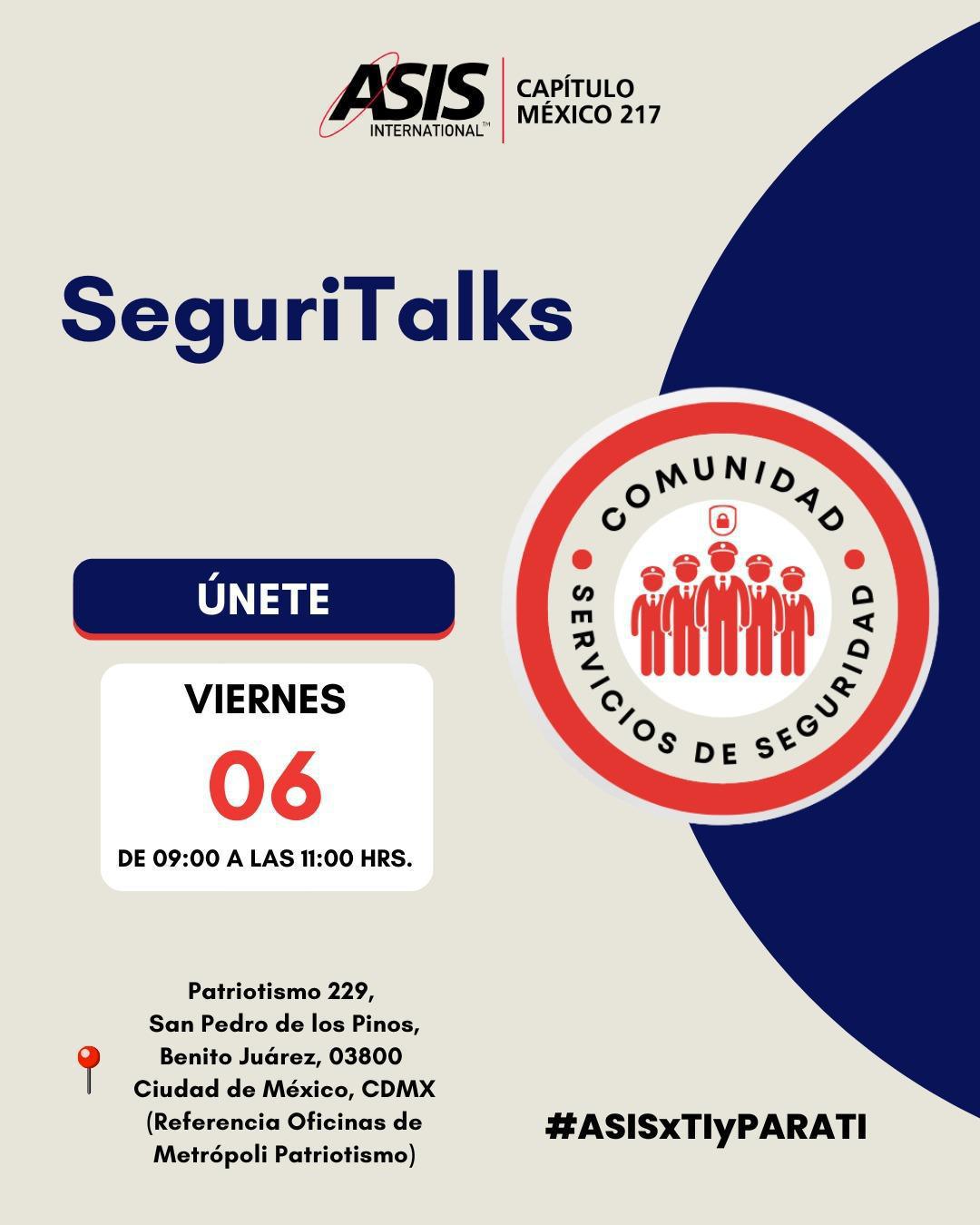 SeguriTalks de la Comunidad Servicios de Seguridad