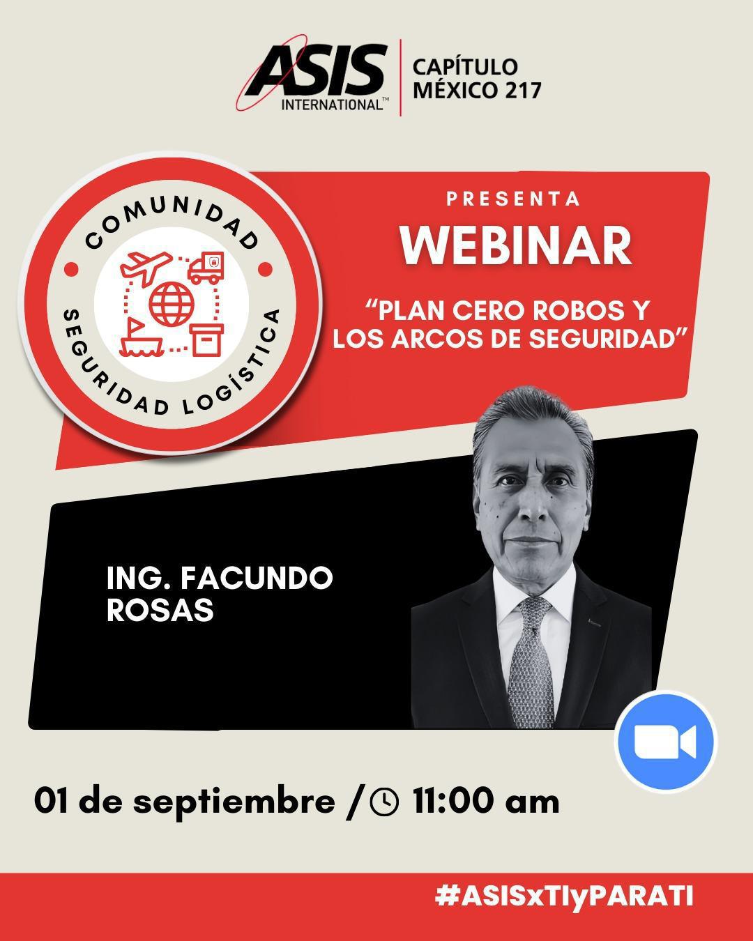 Webinar "PLAN CERO ROBOS Y LOS ARCOS DE SEGURIDAD"