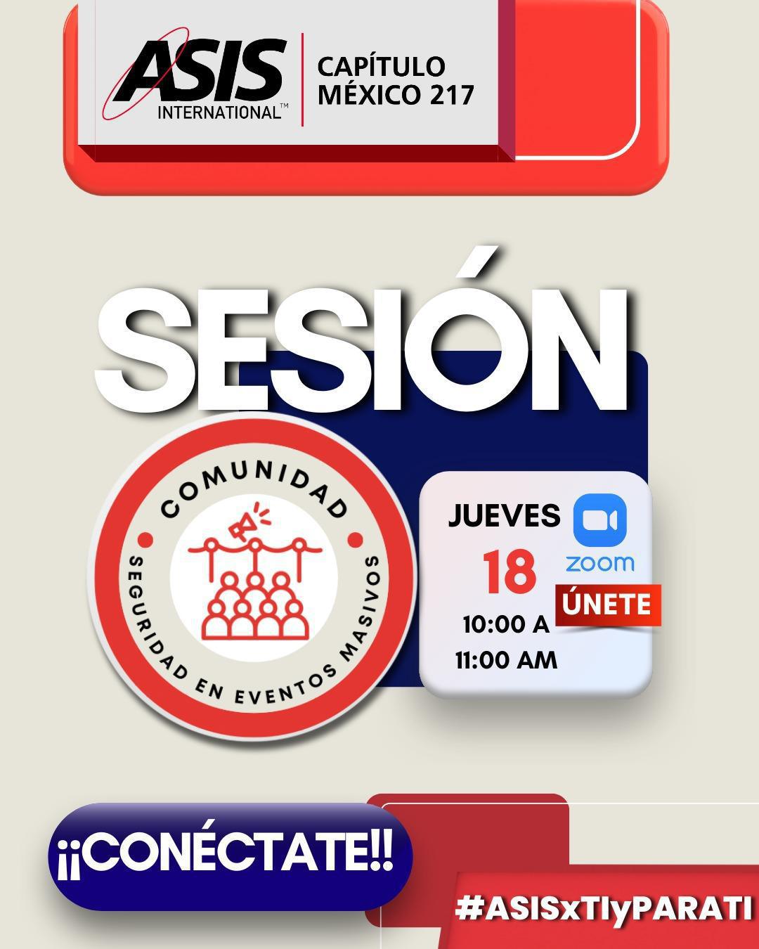 SESION de la Comunidad de Seguridad en Eventos Masivos SESION de la Comunidad de Seguridad en Eventos Masivos