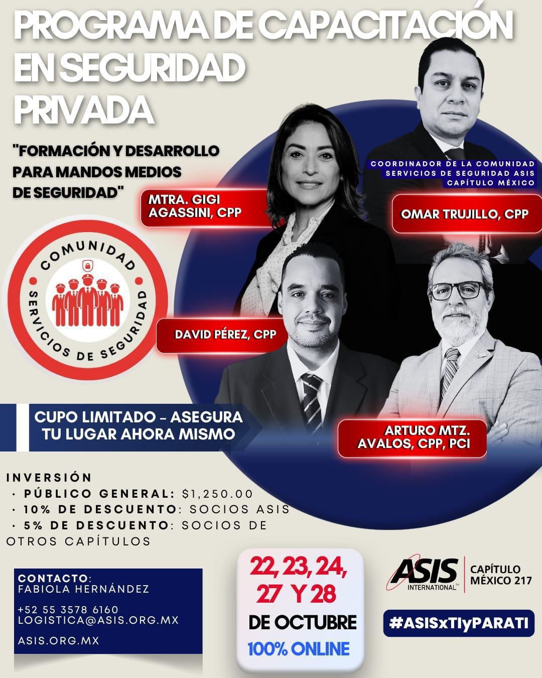 Formación y Desarrollo para Mandos Medios de Seguridad