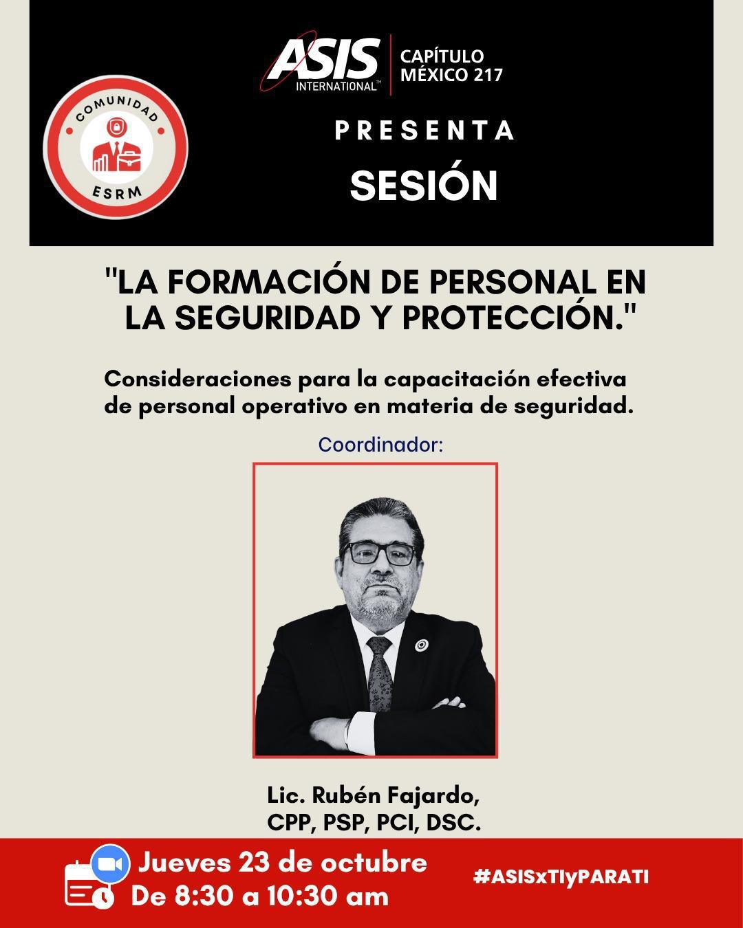LA FORMACIÓN DE PERSONAL EN LA SEGURIDAD Y PROTECCIÓN LA FORMACIÓN DE PERSONAL EN LA SEGURIDAD Y PROTECCIÓN