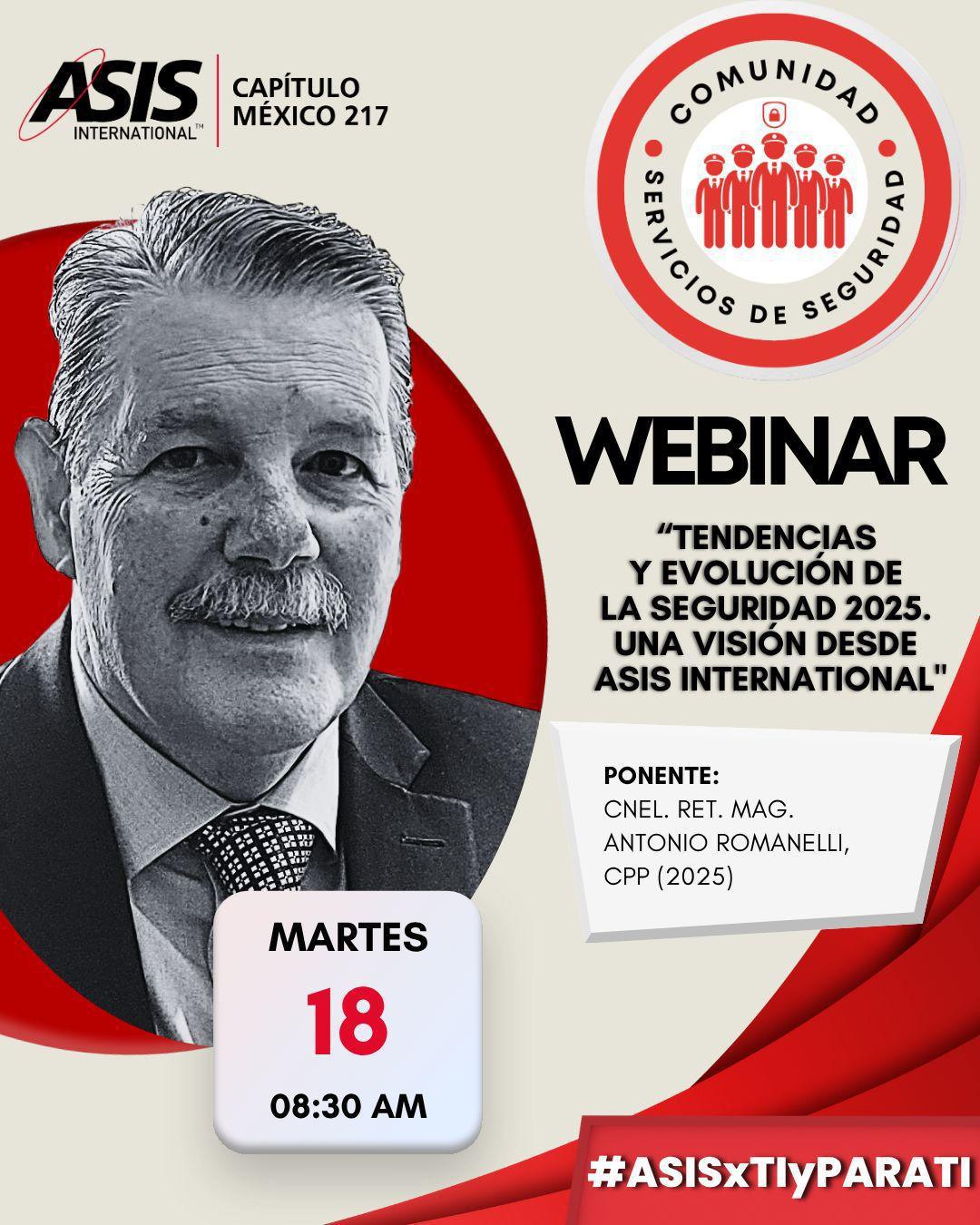 Tendencias y evolución de la seguridad 2025. Una visión desde ASIS INTERNATIONAL