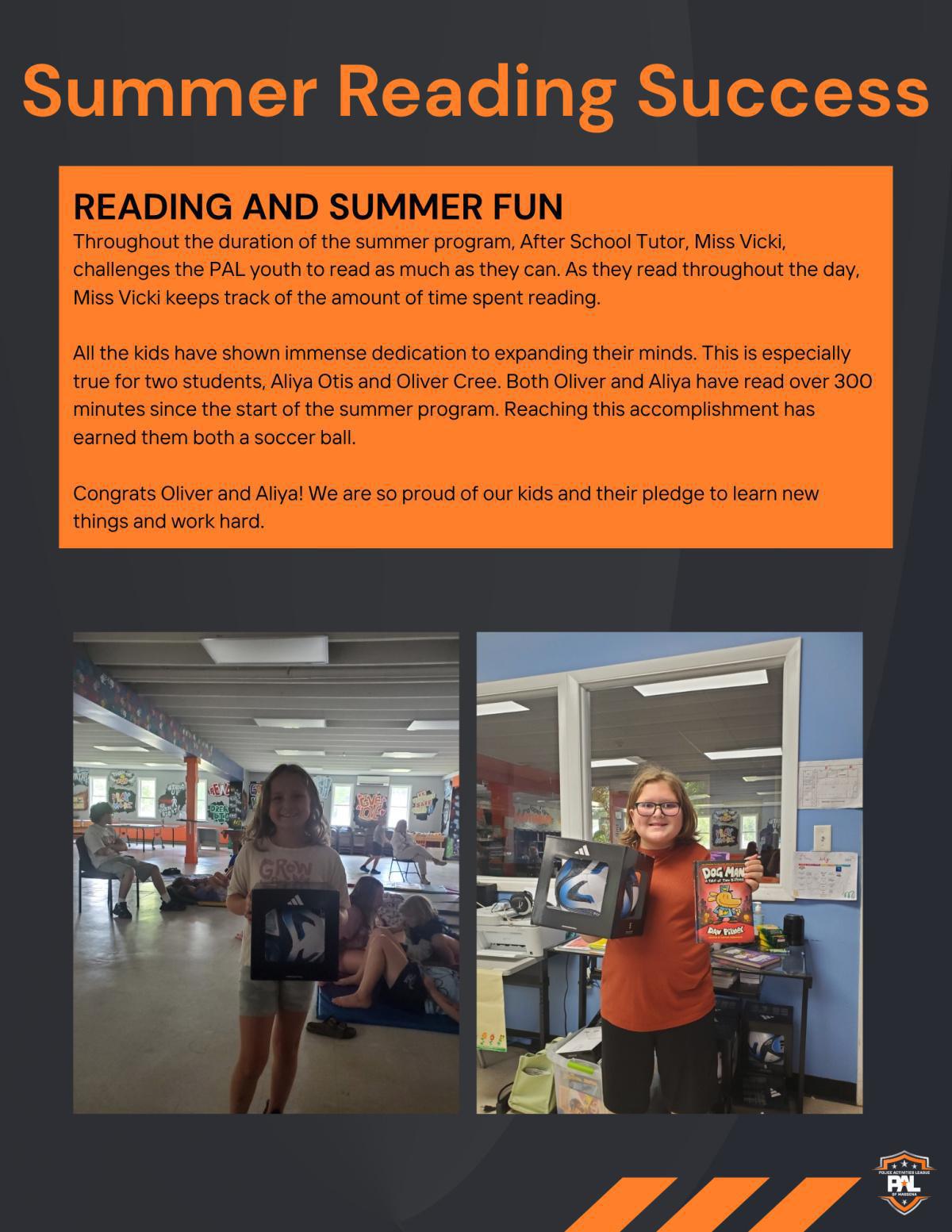 PAL Mid-Summer Program Newsletter