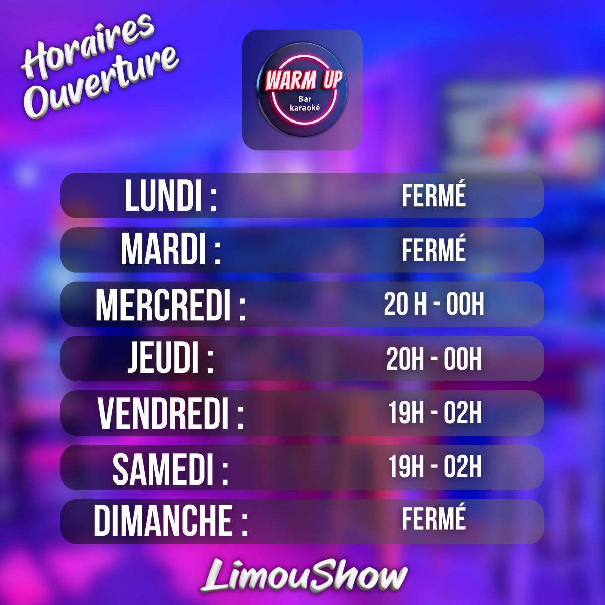 WARM UP - bar karaoké