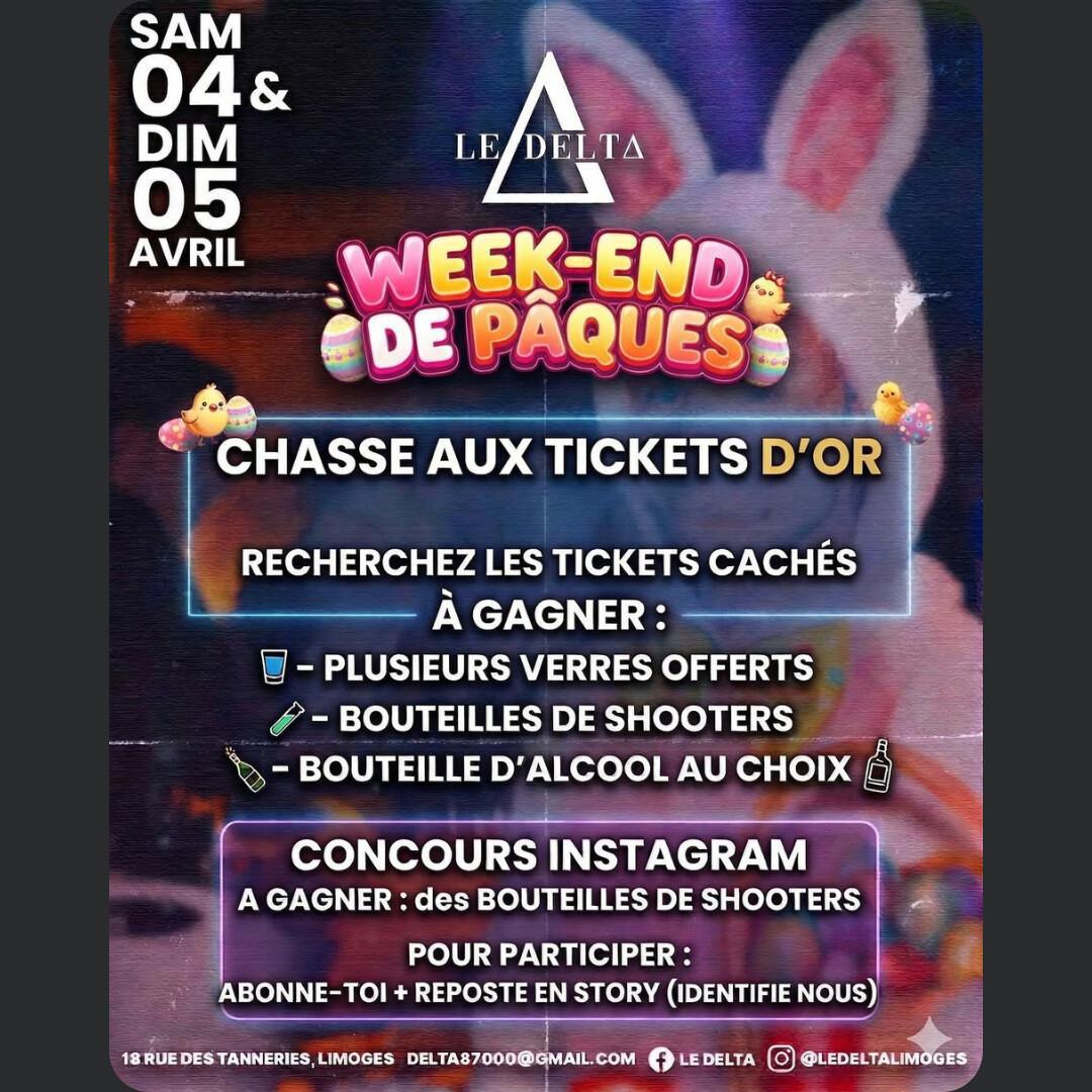 LE DELTA - week-end de pâques