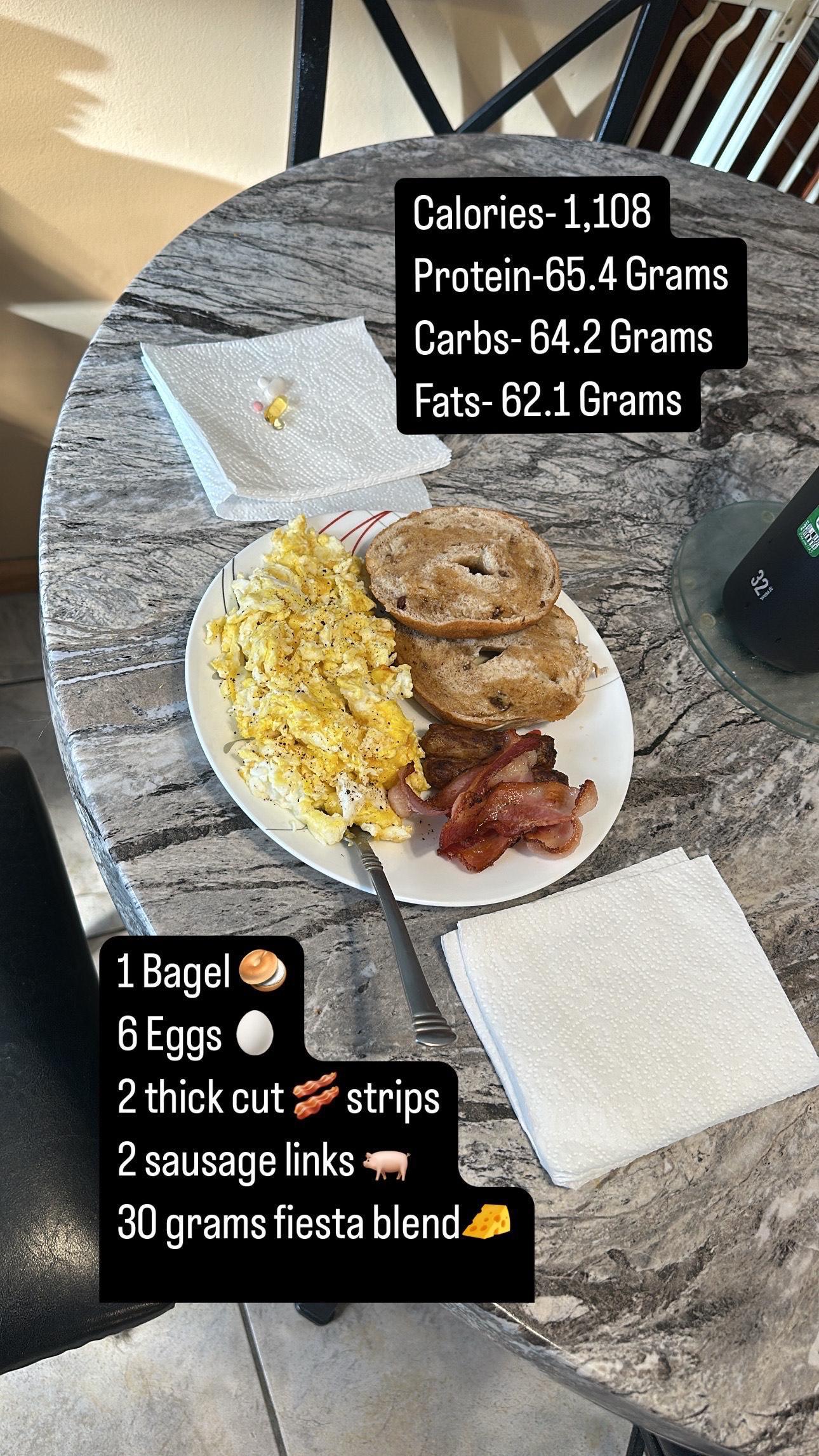 Easier to see recipe and calories