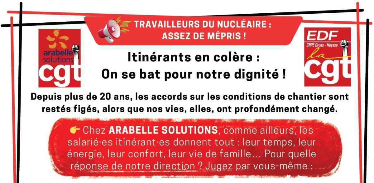 Salariés itinérants : ARABELLE en grève ! Salariés itinérants : ARABELLE en grève !