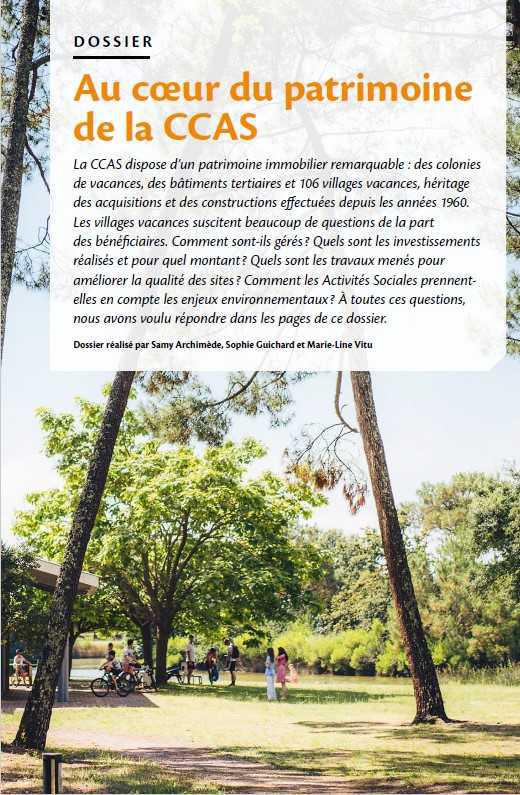 LE PATRIMOINE DE LA CCAS PAR ET POUR LES AGENTS VIA LA CGT