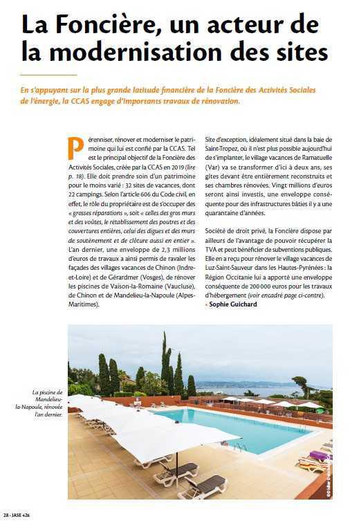 LE PATRIMOINE DE LA CCAS PAR ET POUR LES AGENTS VIA LA CGT