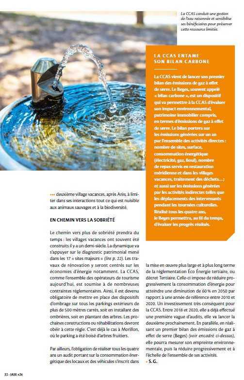 LE PATRIMOINE DE LA CCAS PAR ET POUR LES AGENTS VIA LA CGT