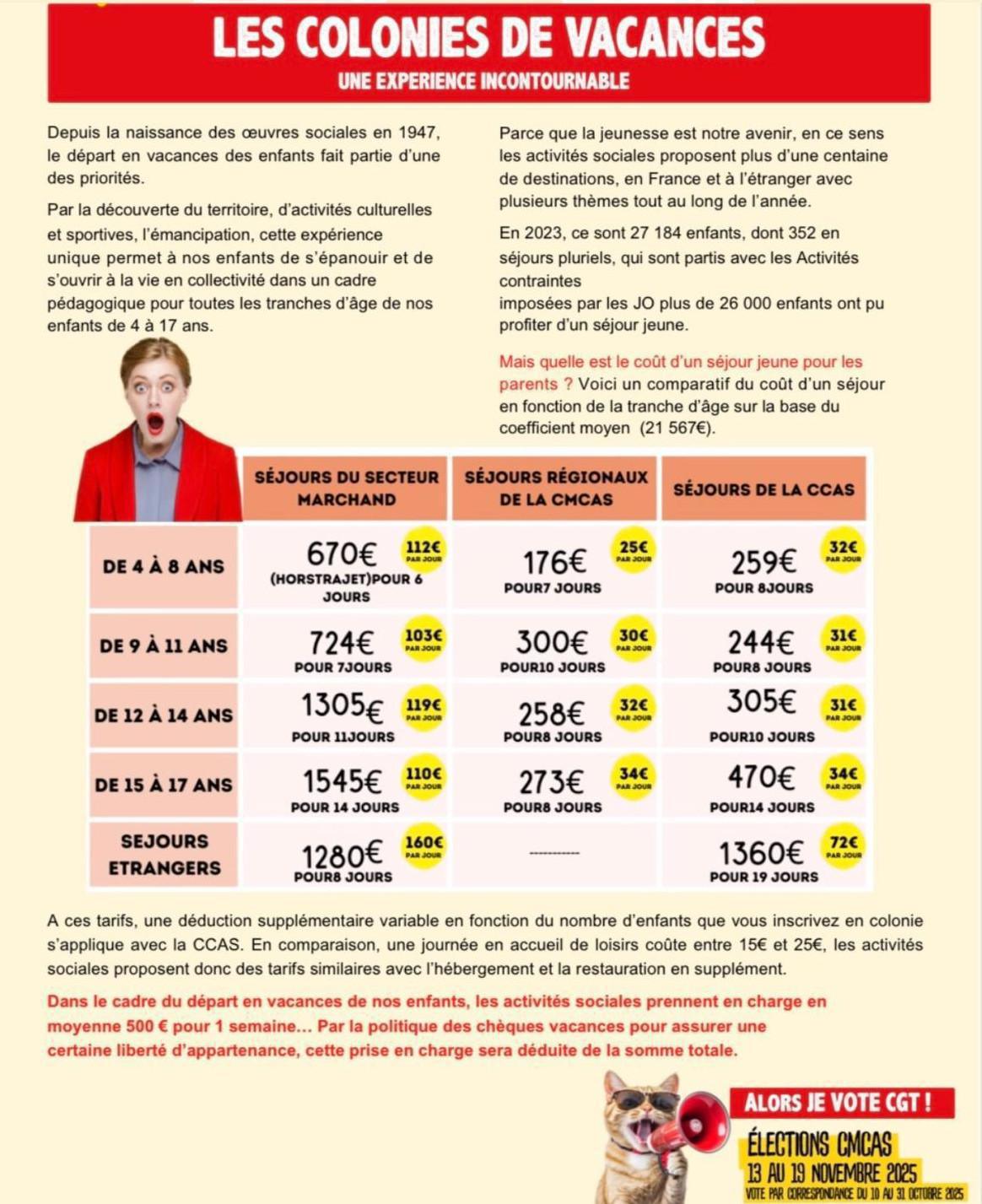 🚩Les colonies de vacances à la CCAS !