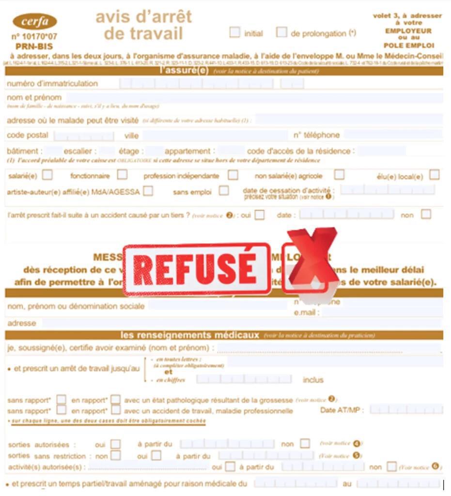 Arrêt de travail : nouveau CERFA et télétransmission