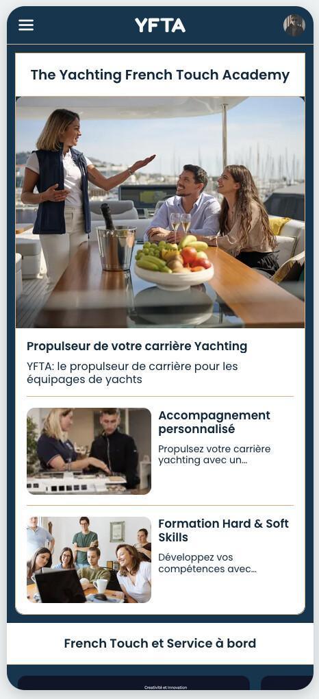 Une formation hybride pour accompagner une vie de marin