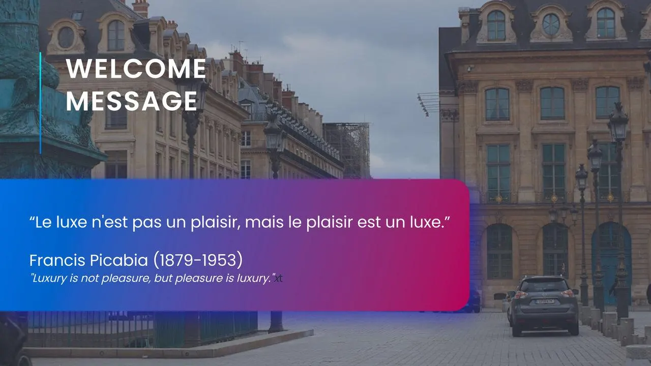 Le Plaisir est un Luxe
