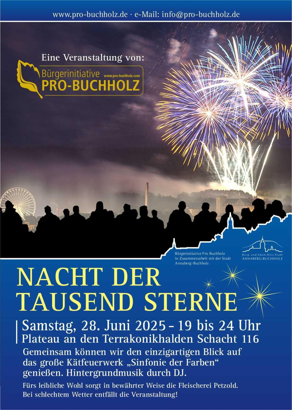 Nacht der Tausend Sterne auf der Halde 116 Buchholz