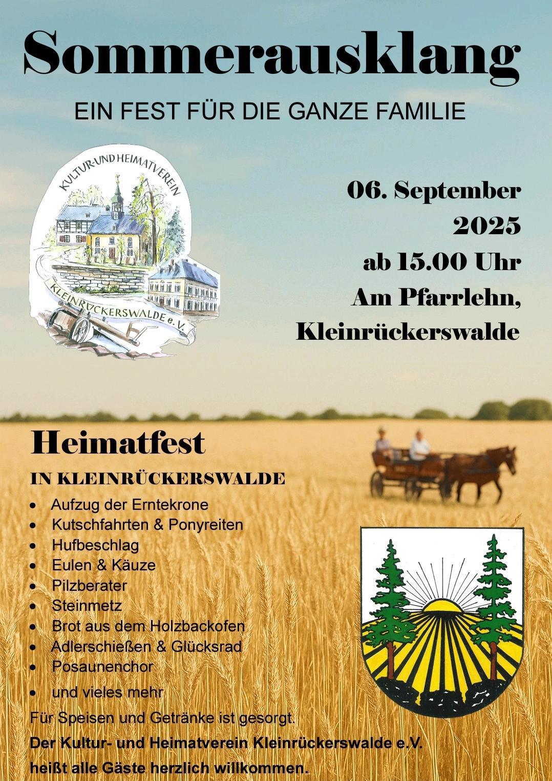 Sommerausklang in Kleinrückerswalde