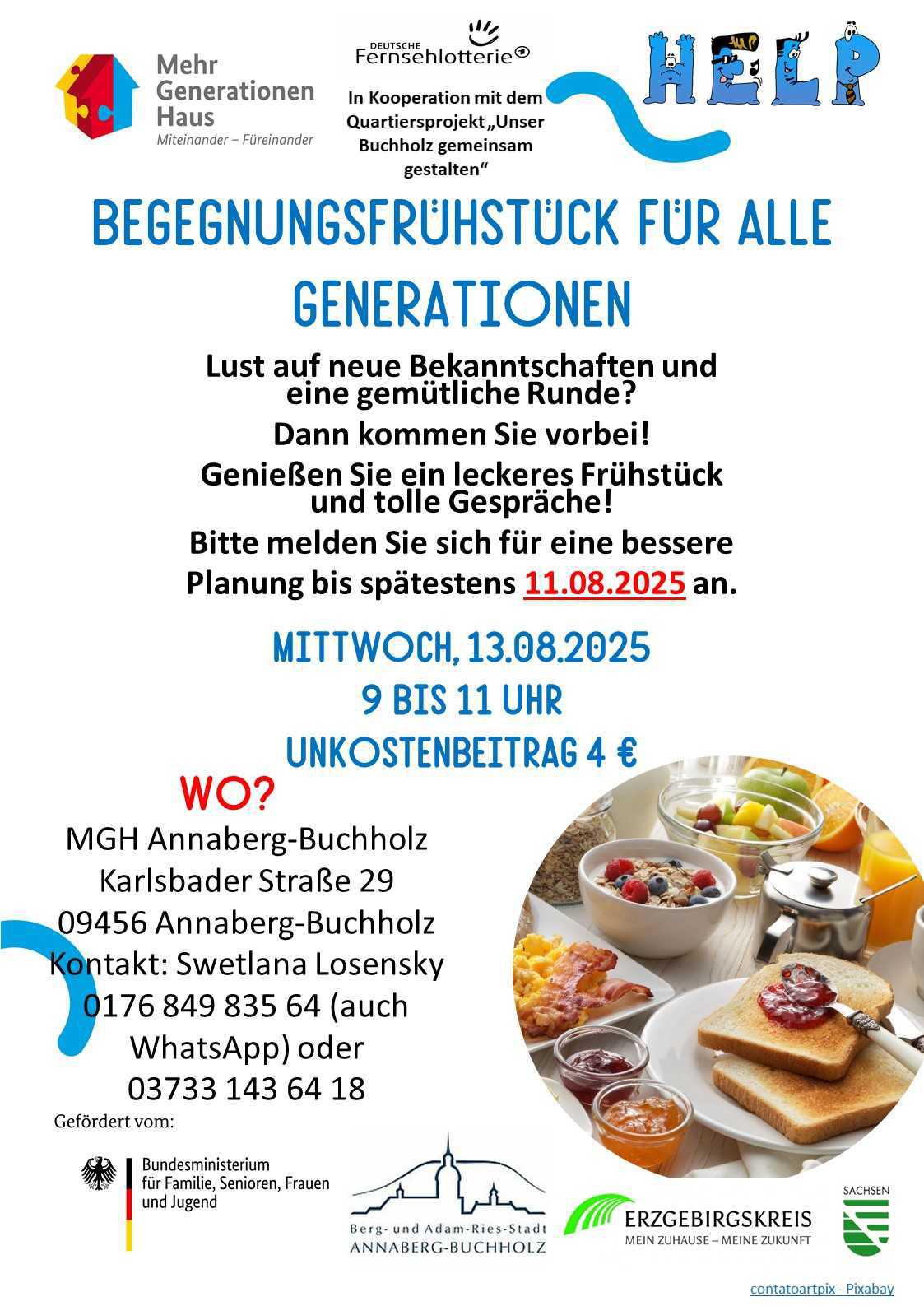 Vegegnungsfrühstück bei HELP
