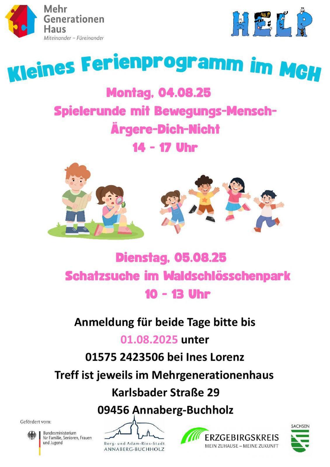 Kleines Ferienprogramm im Mehrgenerationenhaus