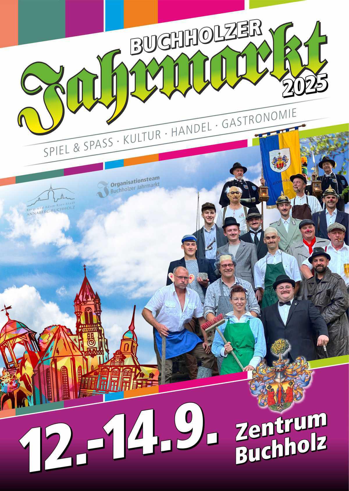Buchholzer Jahrmarkt vom 12. bis 14. September 2025 